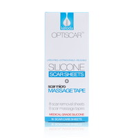 OPTISCAR: Scar Removal Silicone Sheets with Scar Massage Tape - Bruizex